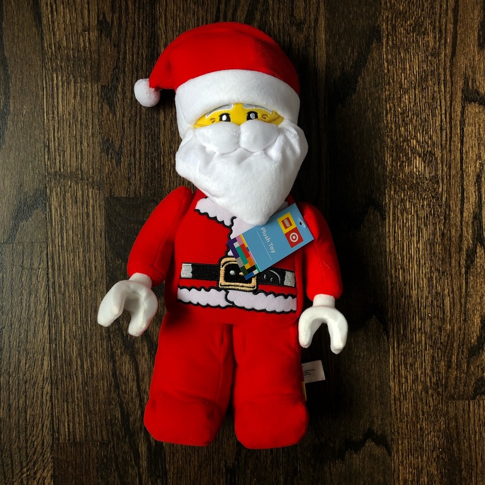 NWT LEGO Collection x Target Minifigure Santa Plush